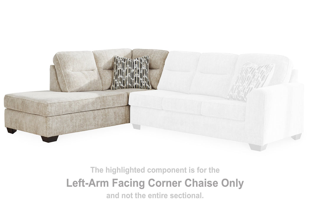 Lonoke 2-Piece Sectional with Chaise - Yulissa Home Furnishings (NJ)