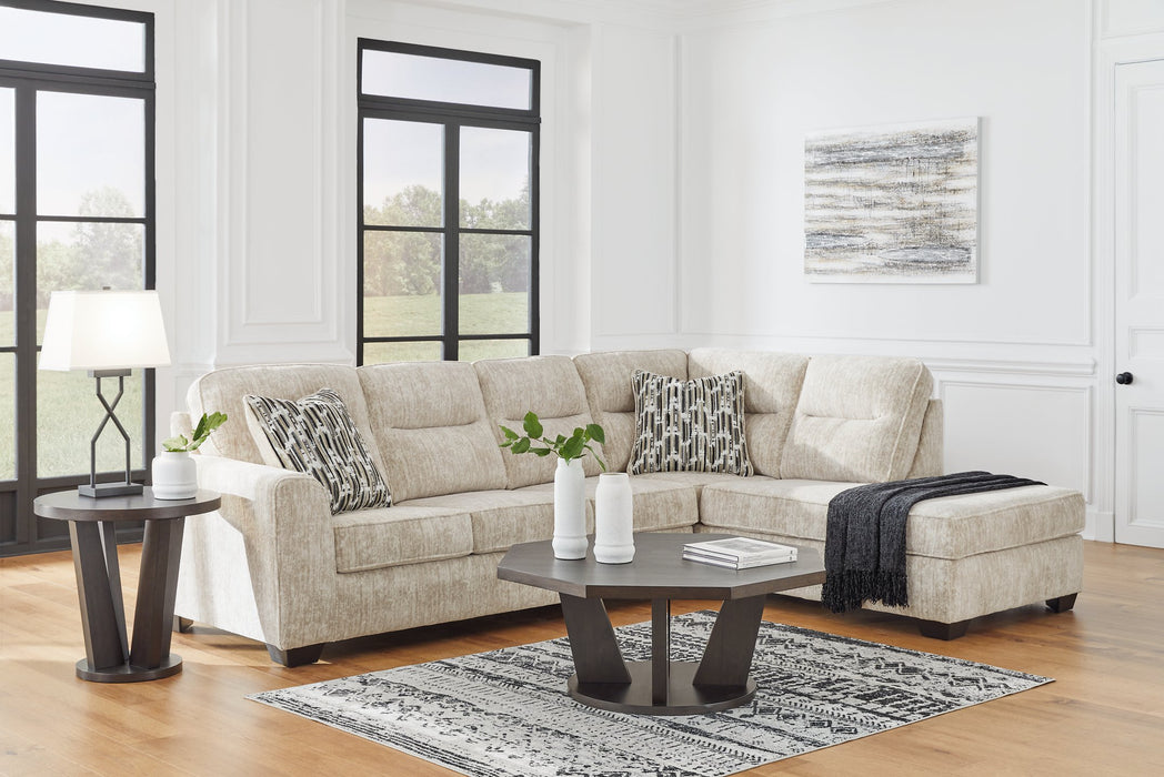 Lonoke 2-Piece Sectional with Chaise - Yulissa Home Furnishings (NJ)