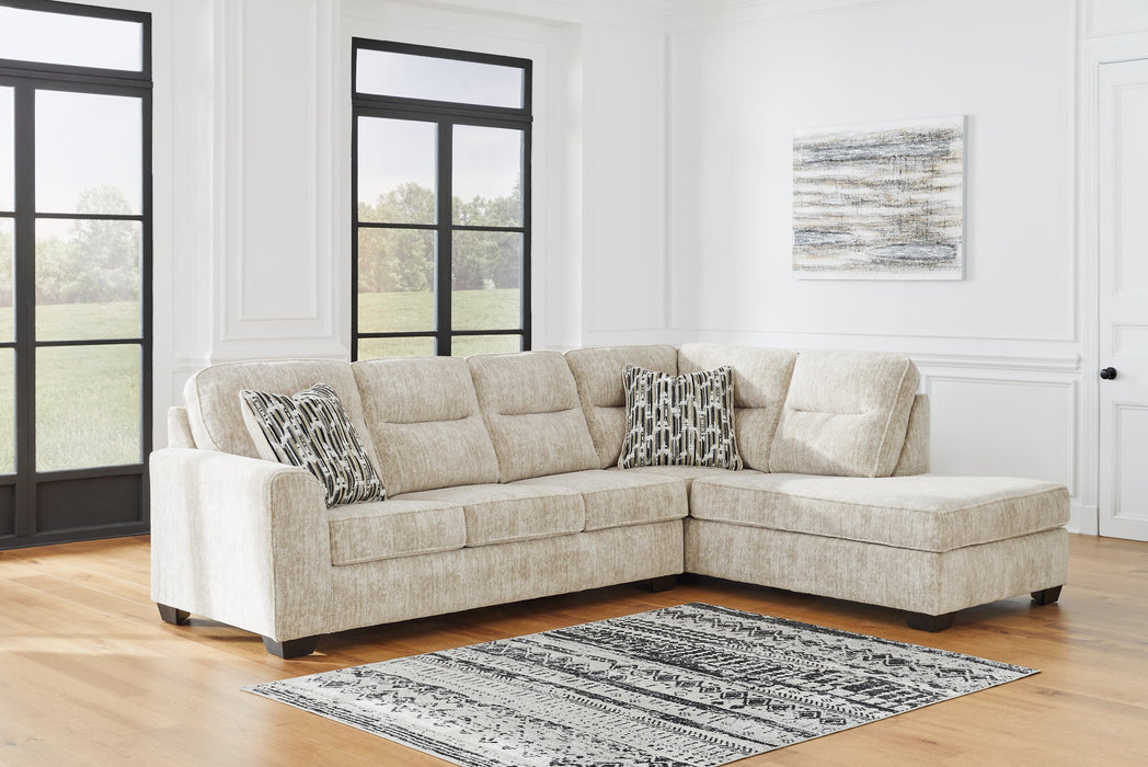 Lonoke 2-Piece Sectional with Chaise - Yulissa Home Furnishings (NJ)