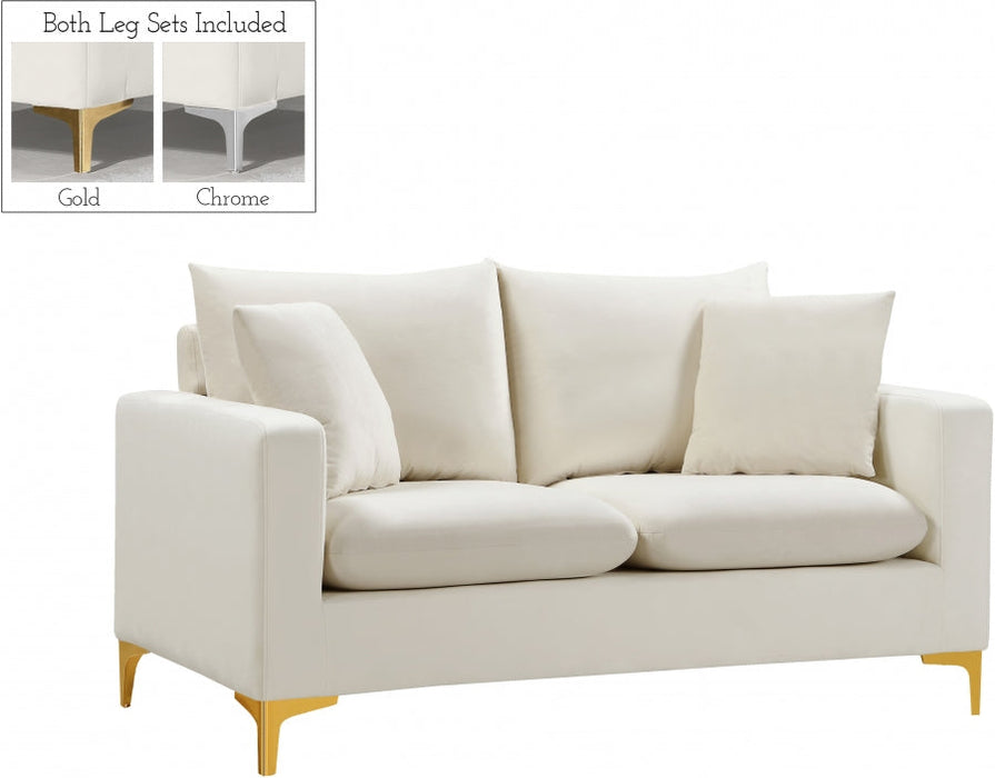 Naomi Velvet Loveseat SKU: LO00014