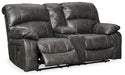 Dunwell Power Reclining Loveseat with Console - Yulissa Home Furnishings (NJ)