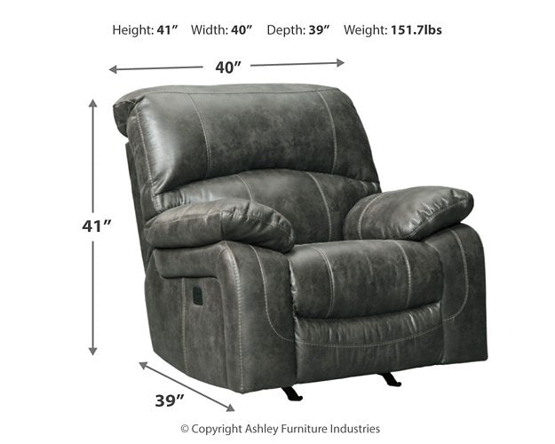 Dunwell Power Recliner - Yulissa Home Furnishings (NJ)