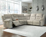 Family Den 3-Piece Power Reclining Sectional - Yulissa Home Furnishings (NJ)