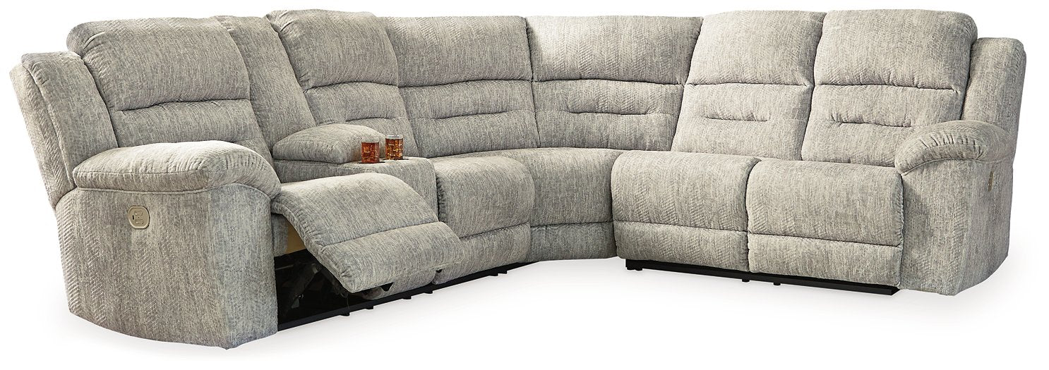 Family Den Power Reclining Sectional - Yulissa Home Furnishings (NJ)