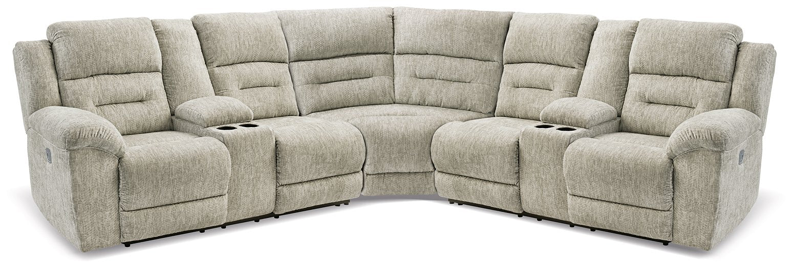 Family Den Power Reclining Sectional - Yulissa Home Furnishings (NJ)