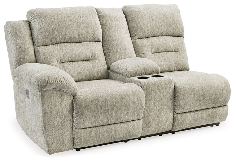 Family Den 3-Piece Power Reclining Sectional - Yulissa Home Furnishings (NJ)