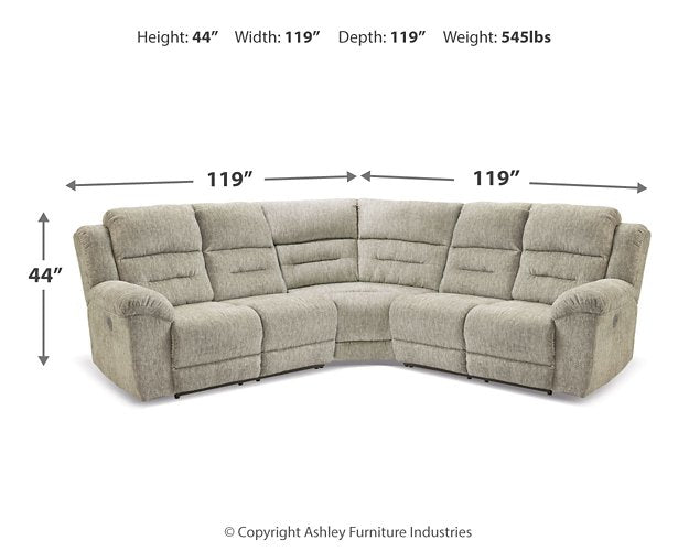 Family Den Power Reclining Sectional - Yulissa Home Furnishings (NJ)