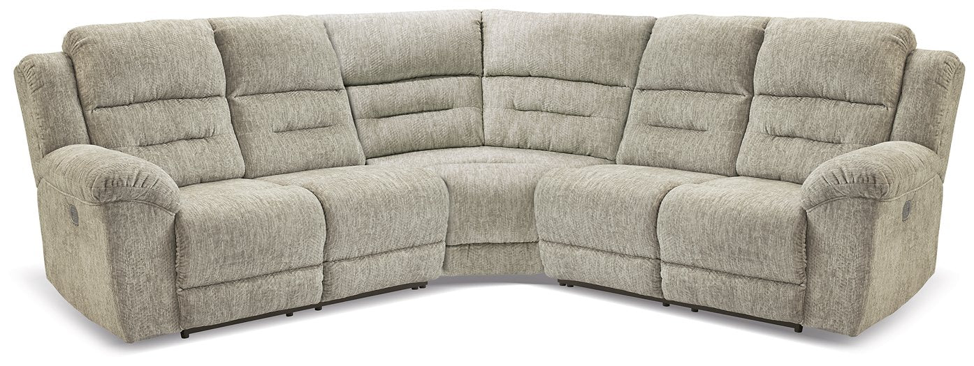 Family Den Power Reclining Sectional - Yulissa Home Furnishings (NJ)