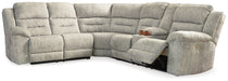 Family Den 3-Piece Power Reclining Sectional - Yulissa Home Furnishings (NJ)