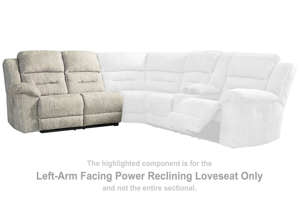 Family Den 3-Piece Power Reclining Sectional - Yulissa Home Furnishings (NJ)