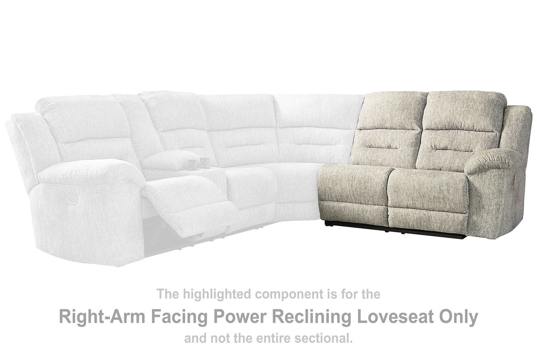 Family Den 3-Piece Power Reclining Sectional - Yulissa Home Furnishings (NJ)