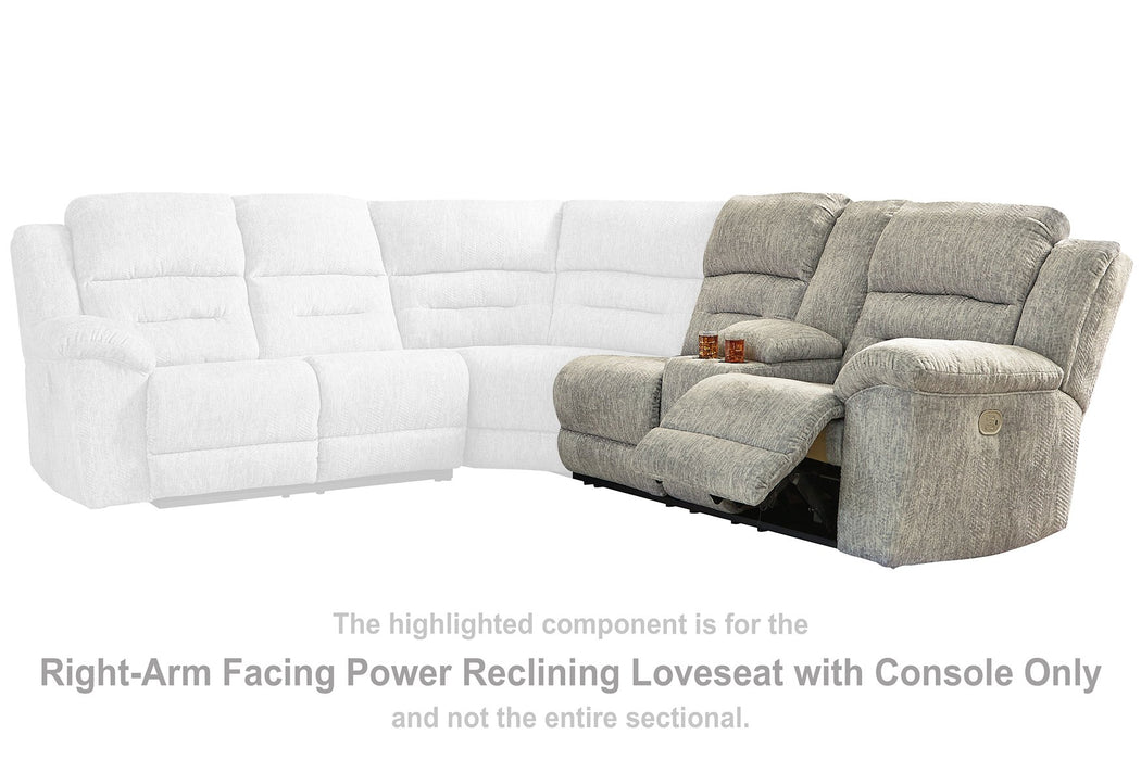 Family Den Power Reclining Sectional - Yulissa Home Furnishings (NJ)