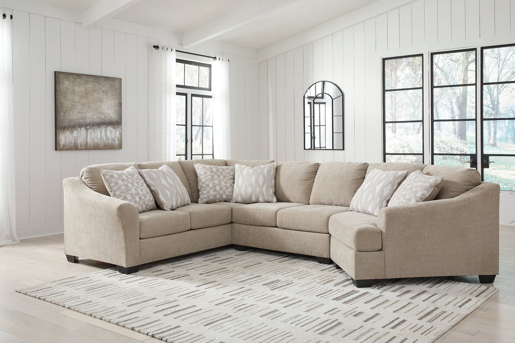 Brogan Bay 3-Piece Sectional with Cuddler - Yulissa Home Furnishings (NJ)