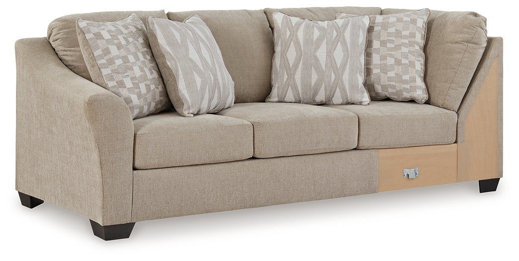 Brogan Bay 3-Piece Sectional with Cuddler - Yulissa Home Furnishings (NJ)