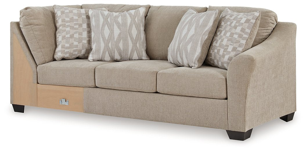 Brogan Bay 3-Piece Sectional with Cuddler - Yulissa Home Furnishings (NJ)