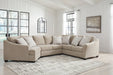 Brogan Bay 3-Piece Sectional with Cuddler - Yulissa Home Furnishings (NJ)