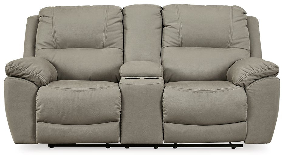 Next-Gen Gaucho Reclining Loveseat with Console - Yulissa Home Furnishings (NJ)