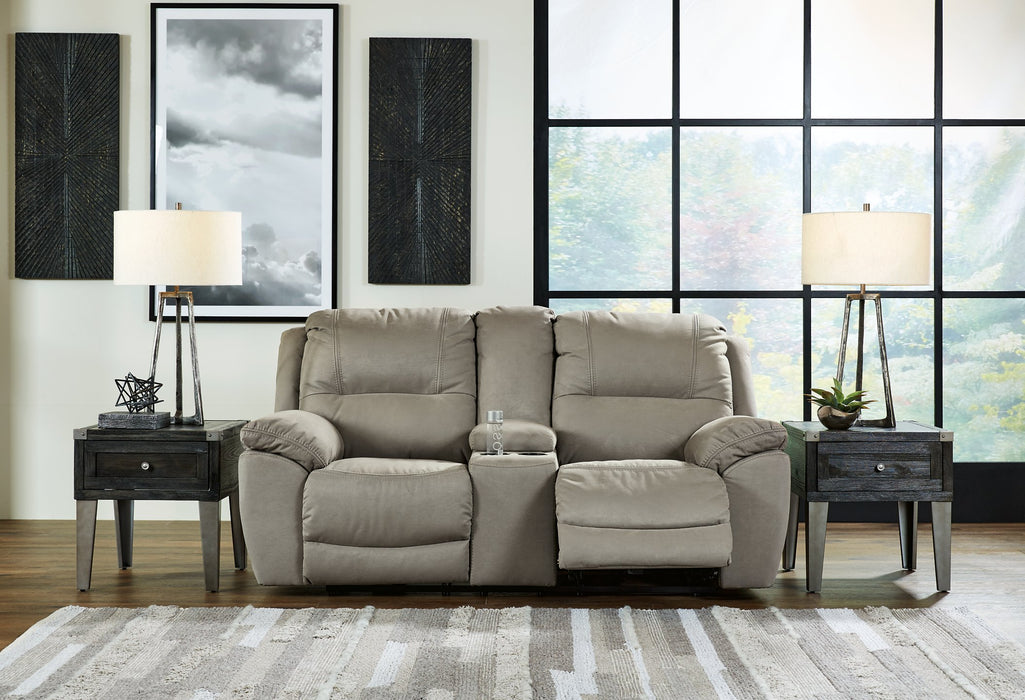 Next-Gen Gaucho Power Reclining Loveseat with Console - Yulissa Home Furnishings (NJ)