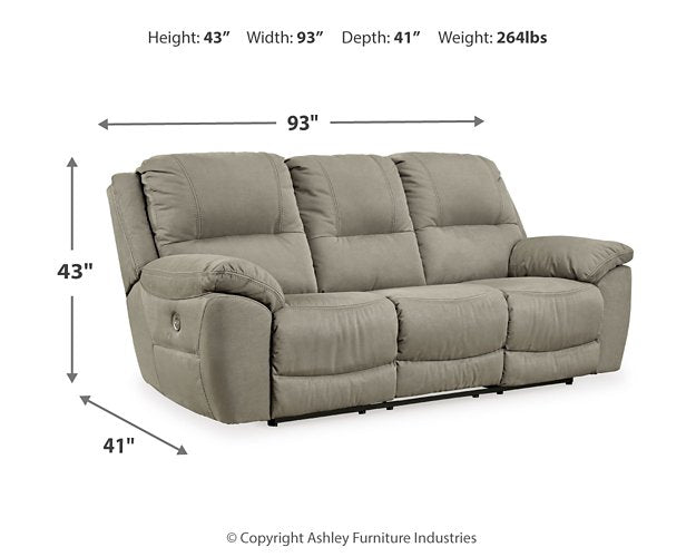 Next-Gen Gaucho Power Reclining Sofa - Yulissa Home Furnishings (NJ)