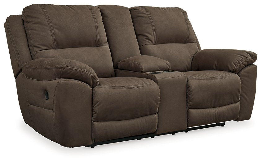 Next-Gen Gaucho Reclining Loveseat with Console - Yulissa Home Furnishings (NJ)