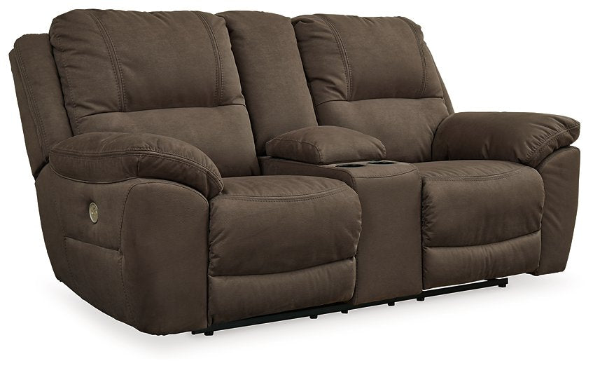 Next-Gen Gaucho Power Reclining Loveseat with Console - Yulissa Home Furnishings (NJ)