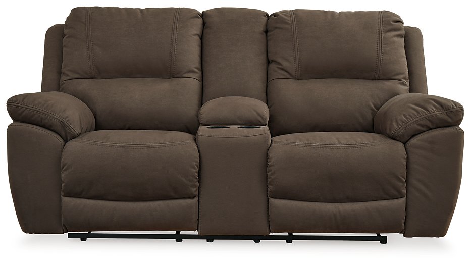 Next-Gen Gaucho Reclining Loveseat with Console - Yulissa Home Furnishings (NJ)