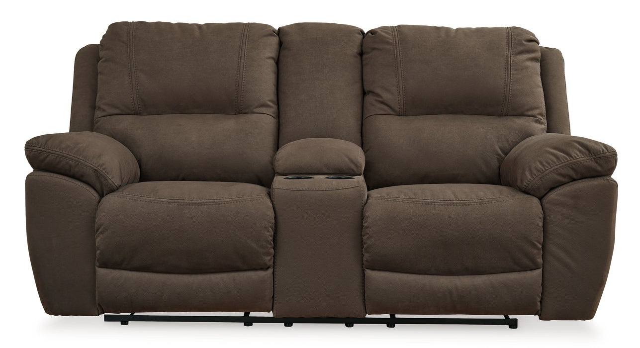 Next-Gen Gaucho Reclining Loveseat with Console - Yulissa Home Furnishings (NJ)