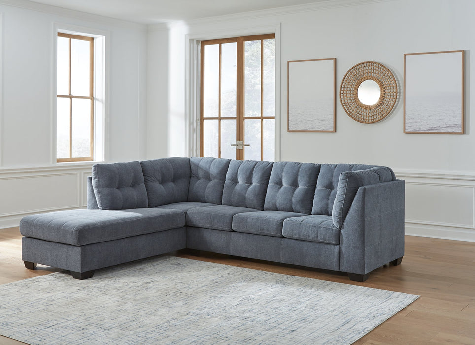 Marleton 2-Piece Sectional with Chaise - Yulissa Home Furnishings (NJ)