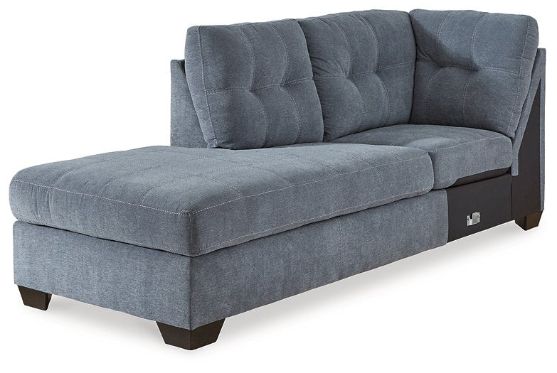 Marleton 2-Piece Sleeper Sectional with Chaise - Yulissa Home Furnishings (NJ)