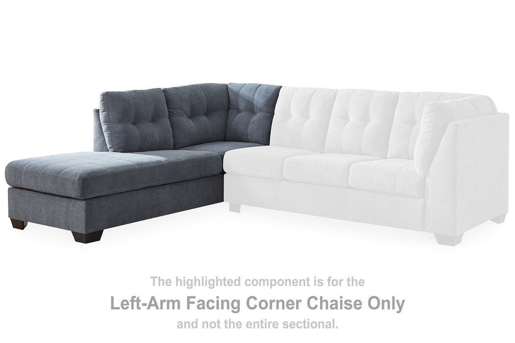 Marleton 2-Piece Sectional with Chaise - Yulissa Home Furnishings (NJ)