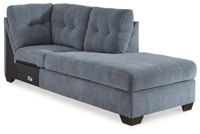 Marleton 2-Piece Sectional with Chaise - Yulissa Home Furnishings (NJ)