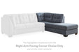 Marleton 2-Piece Sectional with Chaise - Yulissa Home Furnishings (NJ)