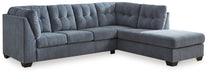 Marleton 2-Piece Sectional with Chaise - Yulissa Home Furnishings (NJ)