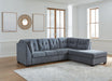 Marleton 2-Piece Sectional with Chaise - Yulissa Home Furnishings (NJ)