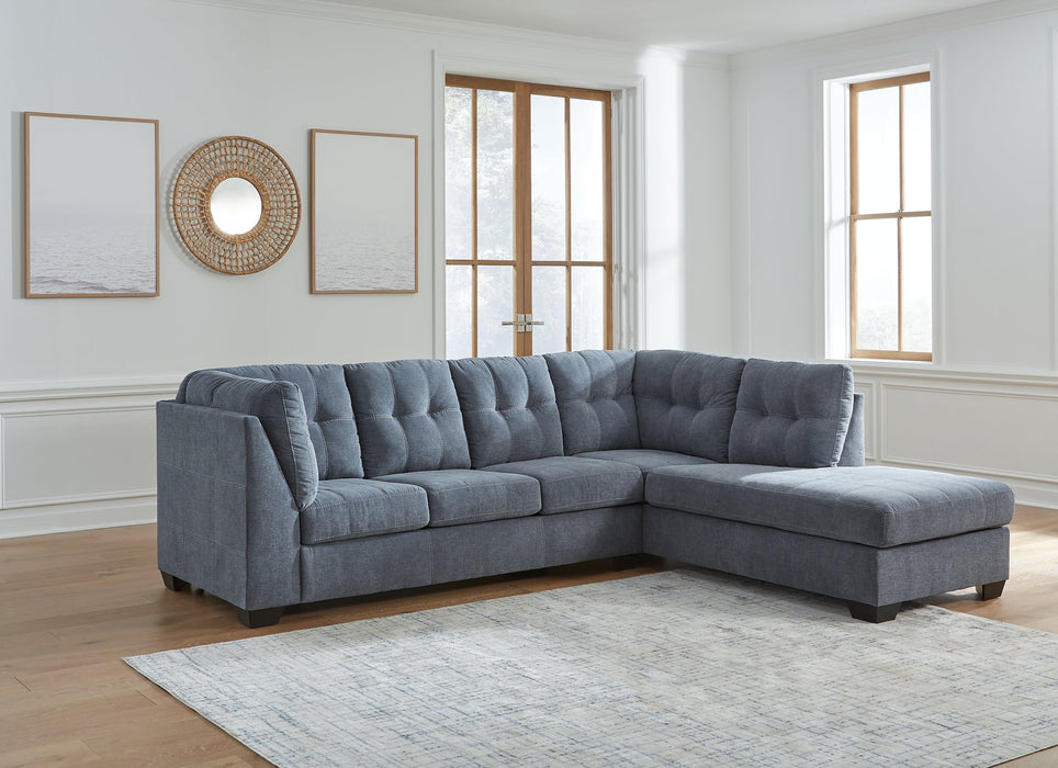 Marleton 2-Piece Sectional with Chaise - Yulissa Home Furnishings (NJ)