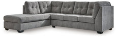 Marleton 2-Piece Sleeper Sectional with Chaise - Yulissa Home Furnishings (NJ)