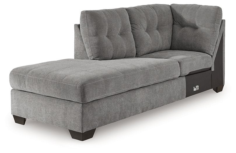 Marleton 2-Piece Sleeper Sectional with Chaise - Yulissa Home Furnishings (NJ)