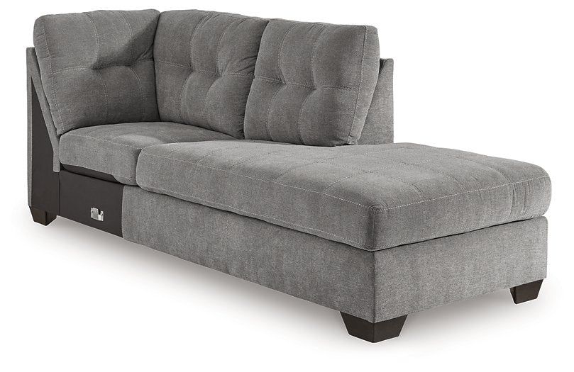 Marleton 2-Piece Sleeper Sectional with Chaise - Yulissa Home Furnishings (NJ)