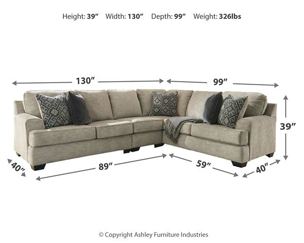 Bovarian Sectional - Yulissa Home Furnishings (NJ)