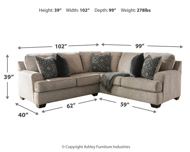 Bovarian Sectional - Yulissa Home Furnishings (NJ)