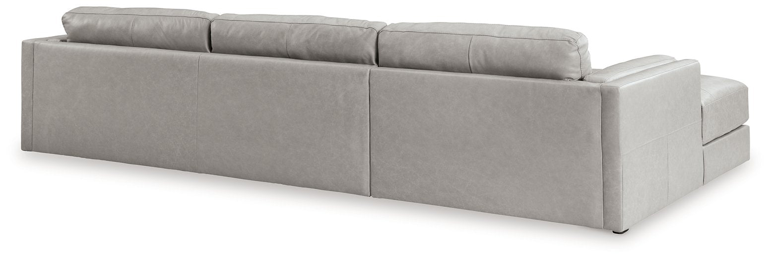 Amiata Sectional with Chaise - Yulissa Home Furnishings (NJ)