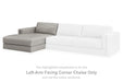 Amiata Sectional with Chaise - Yulissa Home Furnishings (NJ)