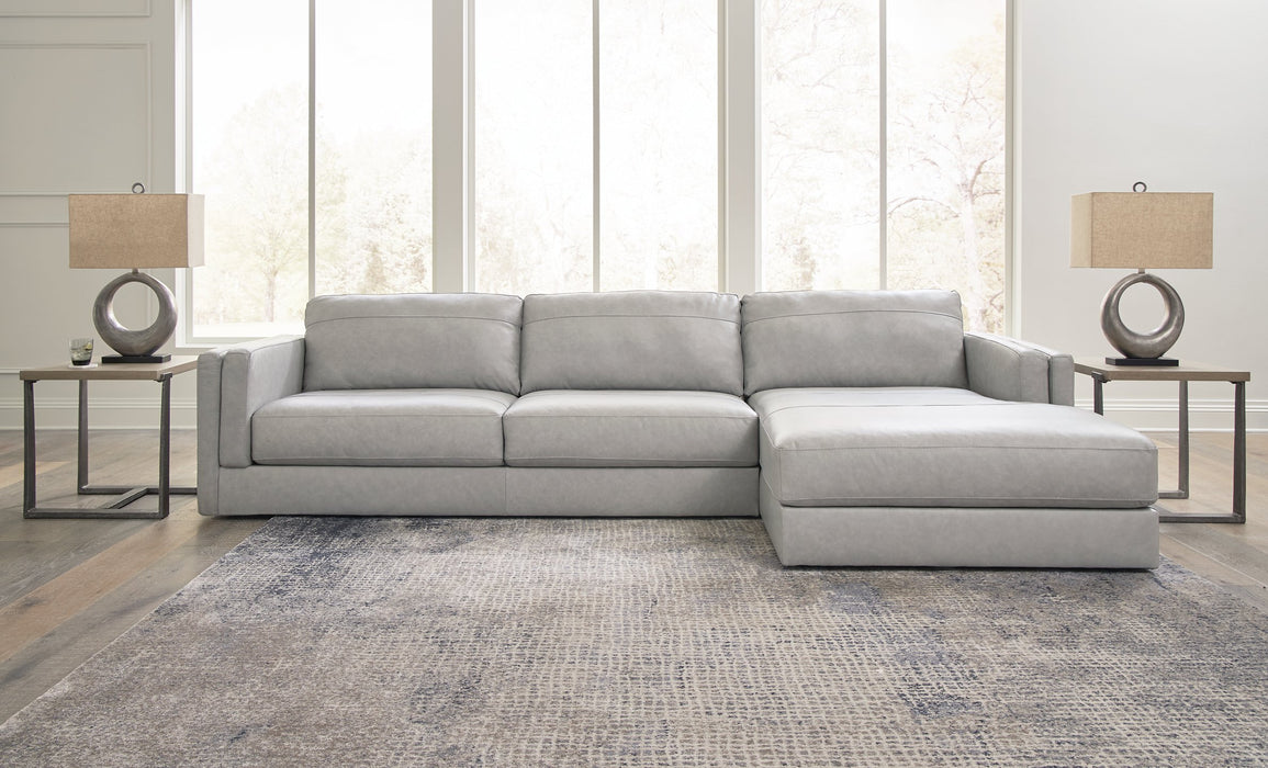 Amiata Sectional with Chaise - Yulissa Home Furnishings (NJ)