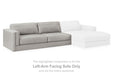 Amiata Sectional with Chaise - Yulissa Home Furnishings (NJ)