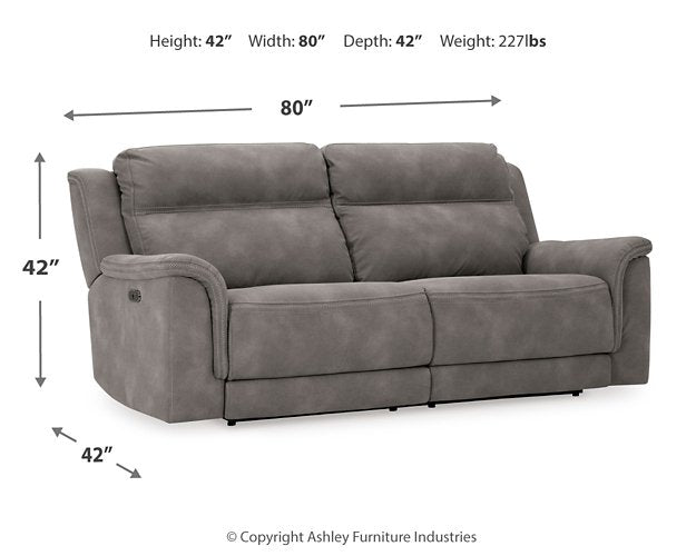 Next-Gen DuraPella Power Reclining Sofa - Yulissa Home Furnishings (NJ)