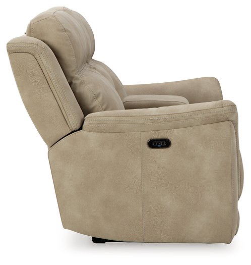 Next-Gen DuraPella Power Reclining Loveseat with Console - Yulissa Home Furnishings (NJ)