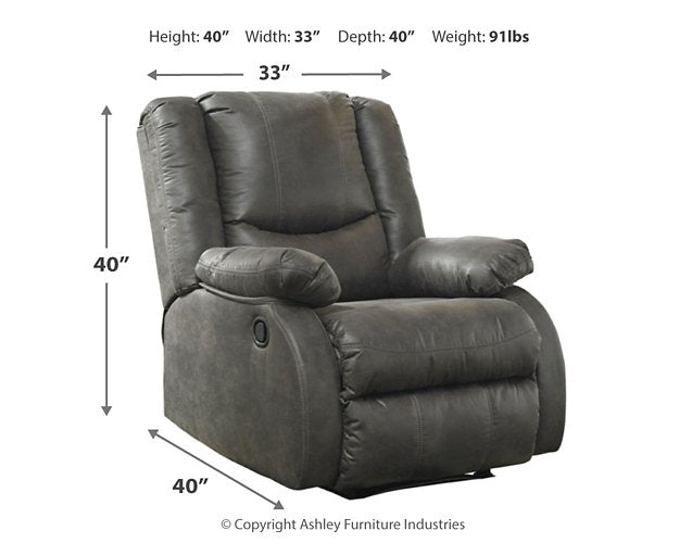 Bladewood Recliner - Yulissa Home Furnishings (NJ)