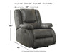 Bladewood Recliner - Yulissa Home Furnishings (NJ)