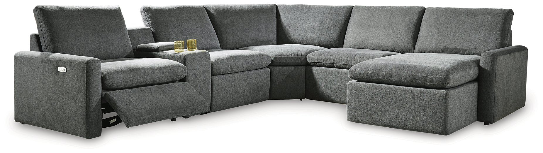 Hartsdale Power Reclining Sectional with Chaise - Yulissa Home Furnishings (NJ)