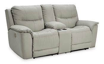 Next-Gen Gaucho Power Reclining Loveseat with Console - Yulissa Home Furnishings (NJ)